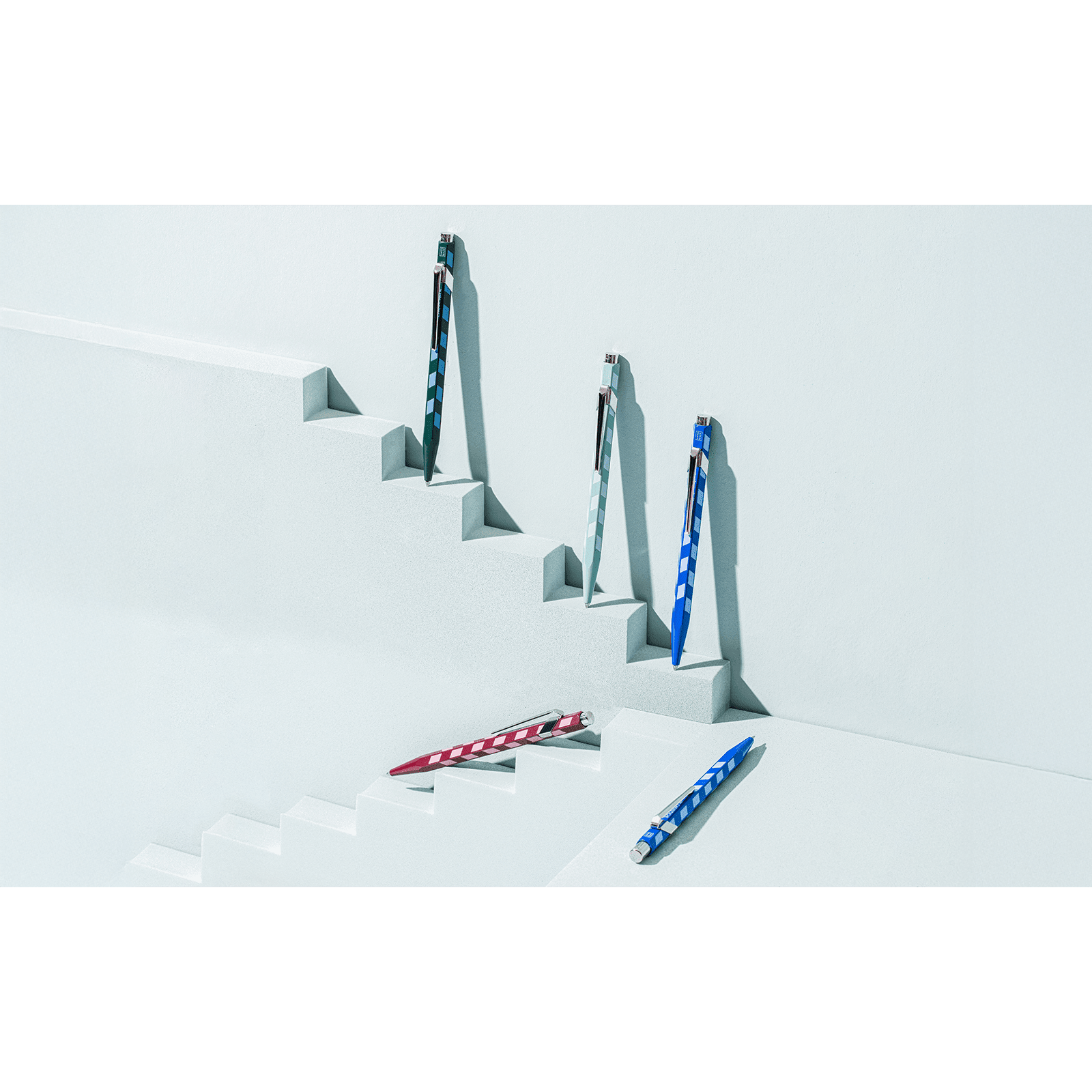 Stylo bille CARAN D'ACHE 849 Mosaic Édition Spéciale - Vert Sapin - 7630002364546