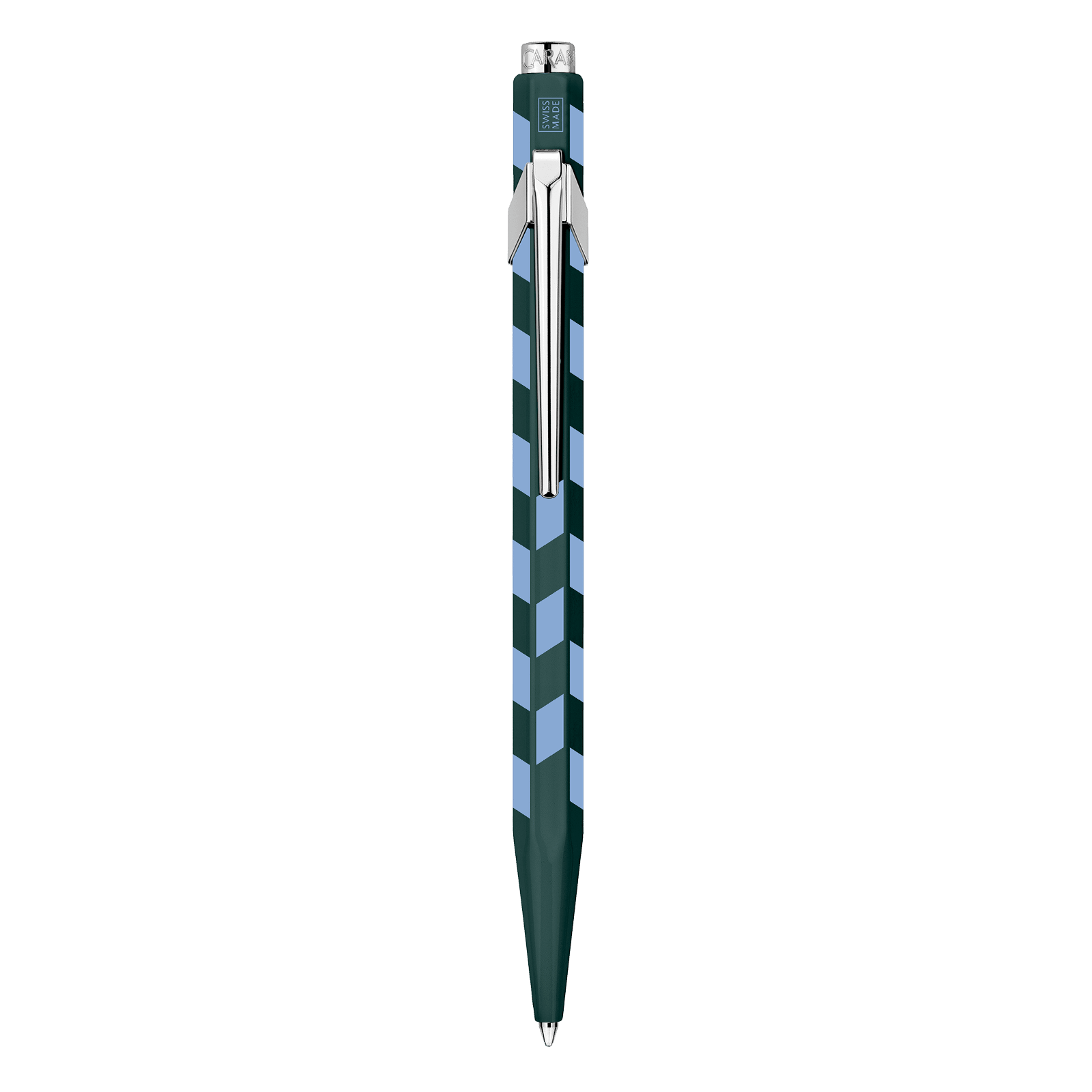 Stylo bille CARAN D'ACHE 849 Mosaic Édition Spéciale - Vert Sapin - 7630002364546
