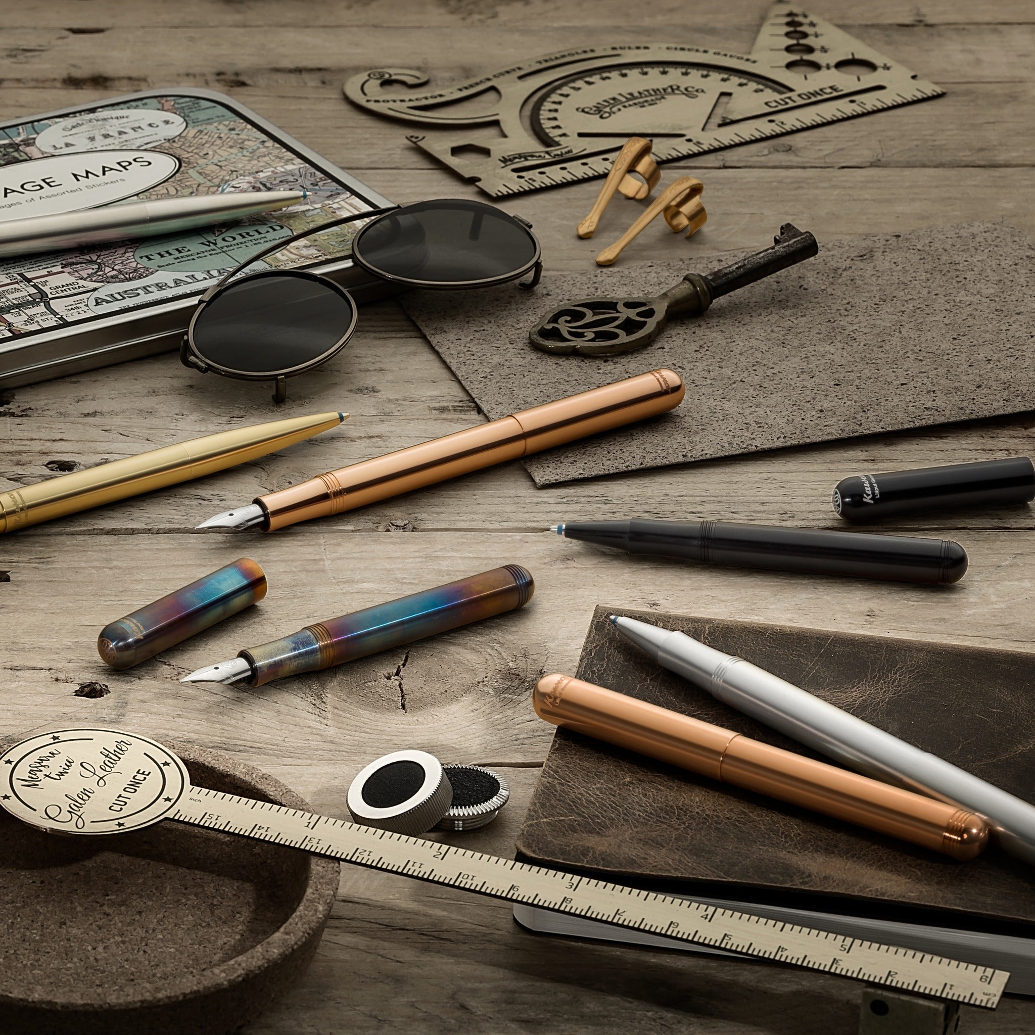 Stylo bille KAWECO Liliput avec capuchon - Argent - 4251734922861