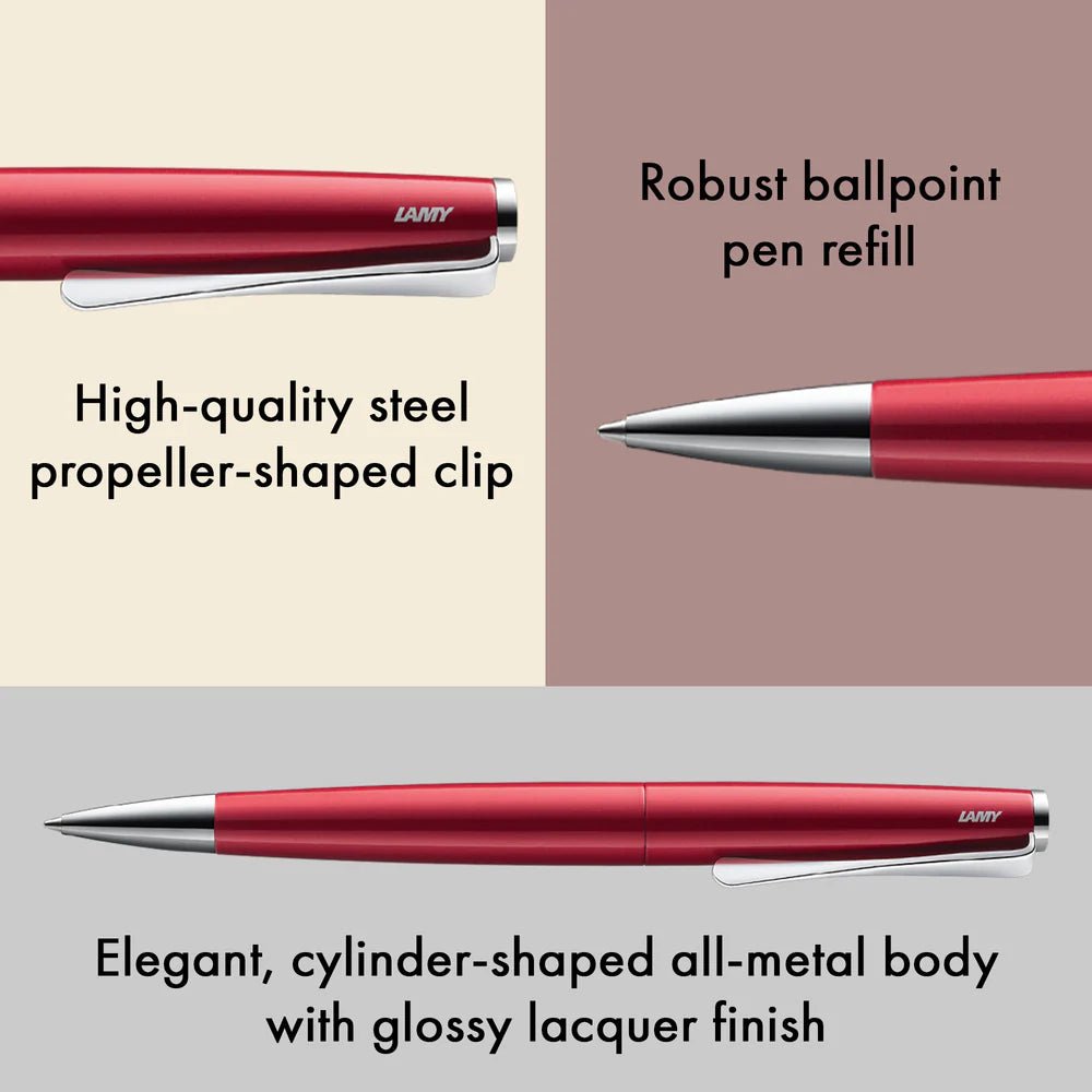 Stylo bille LAMY studio Piano Red Édition Spéciale - 4014519764281