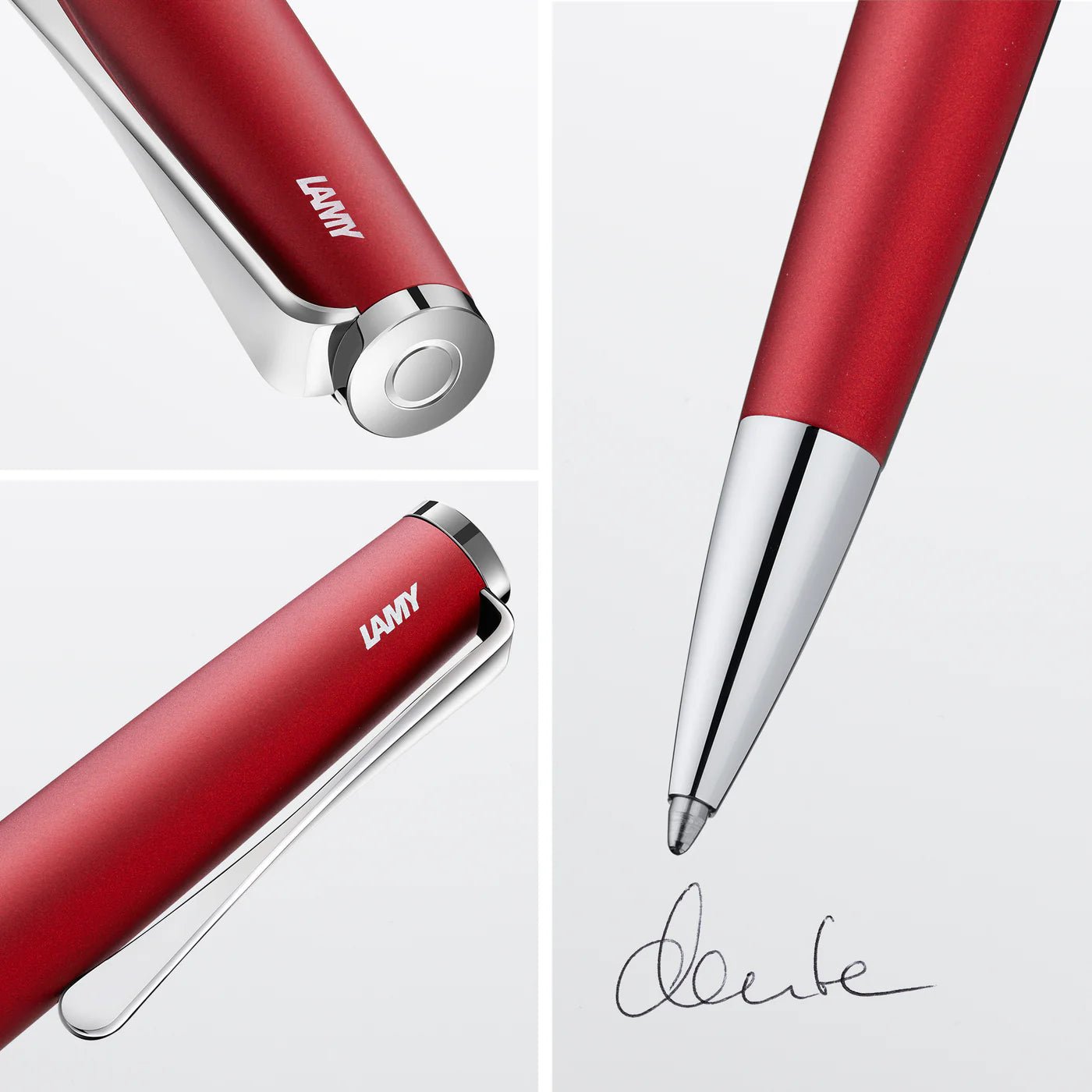 Stylo bille LAMY studio royal red matt Édition Spéciale - Medium (M) - Rouge mat - 4014519763161