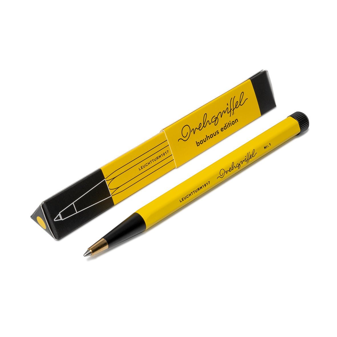 Stylo bille LEUCHTTURM1917 Drehgriffel Nr. 1 Bauhaus Edition - Lemon/Black - 4004117616389