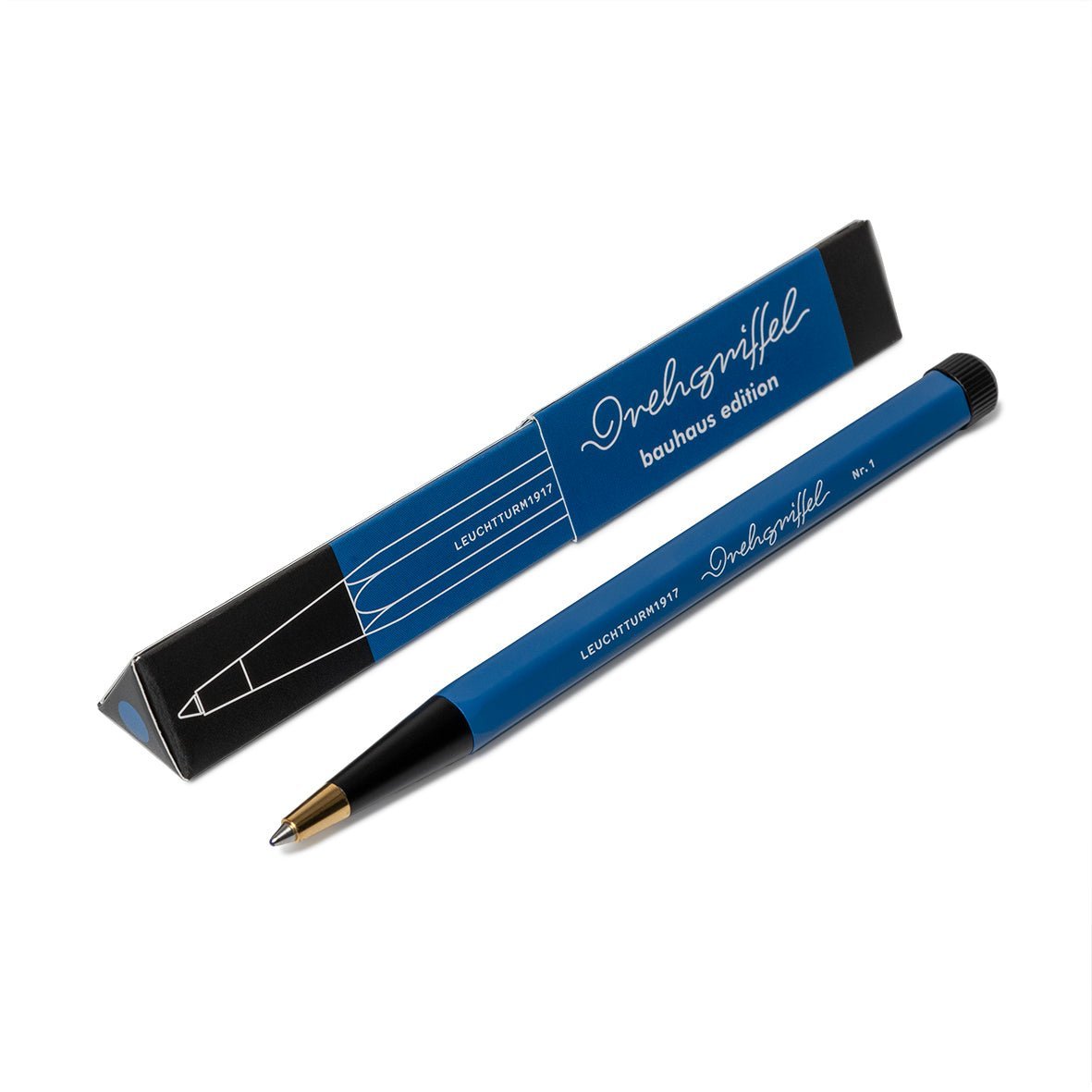 Stylo bille LEUCHTTURM1917 Drehgriffel Nr. 1 Bauhaus Edition - Royal Blue/Black - 4004117619571