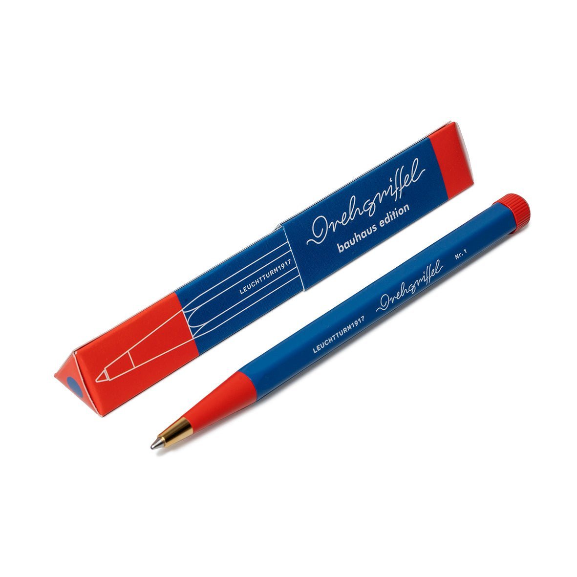 Stylo bille LEUCHTTURM1917 Drehgriffel Nr. 1 Bauhaus Edition - Royal Blue/Red - 4004117616372