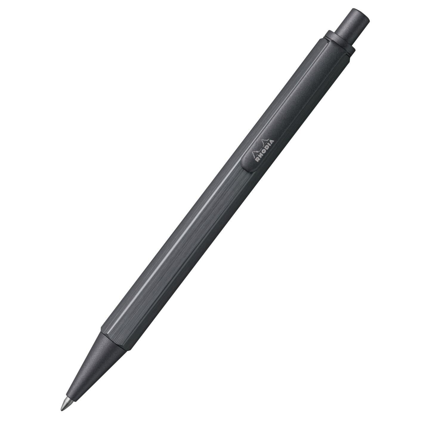 Stylo bille RHODIA scRipt - Titane - 3329680093728