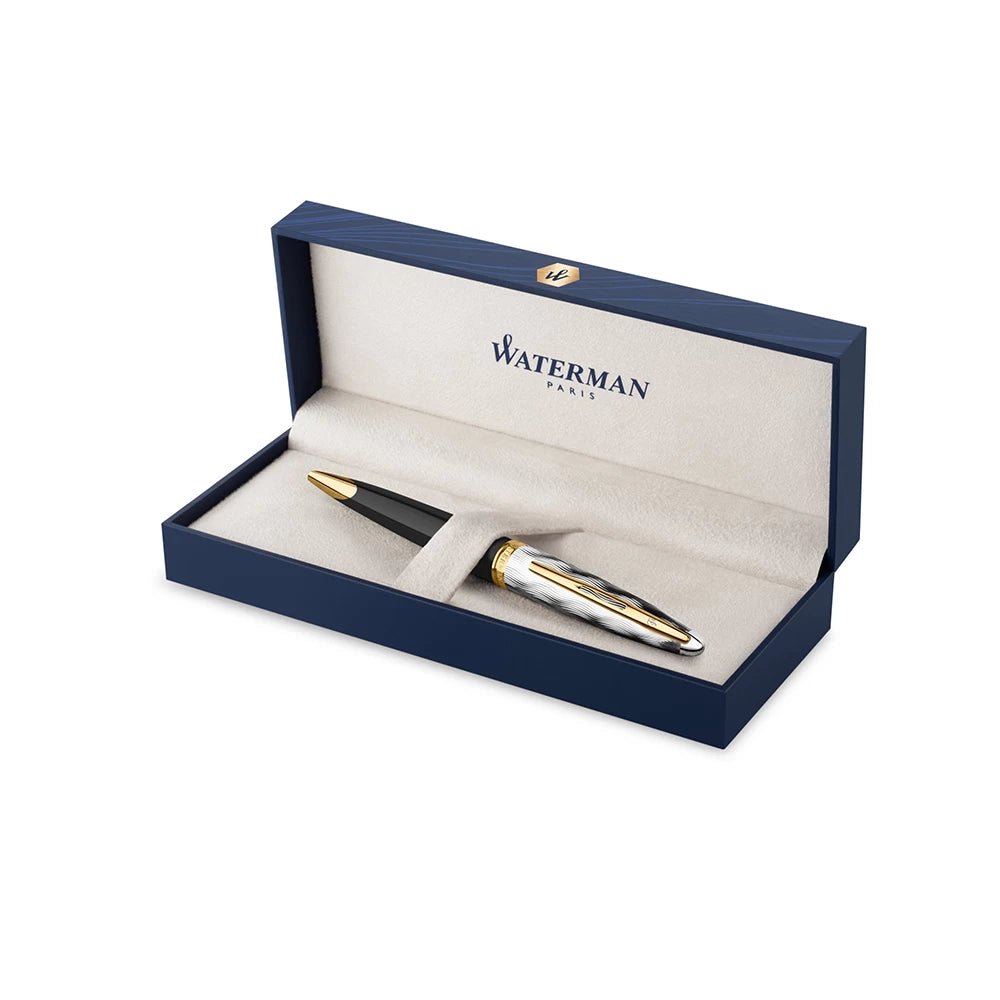 Stylo bille WATERMAN Carène Reflets de Paris - Medium (M) - Noir - -