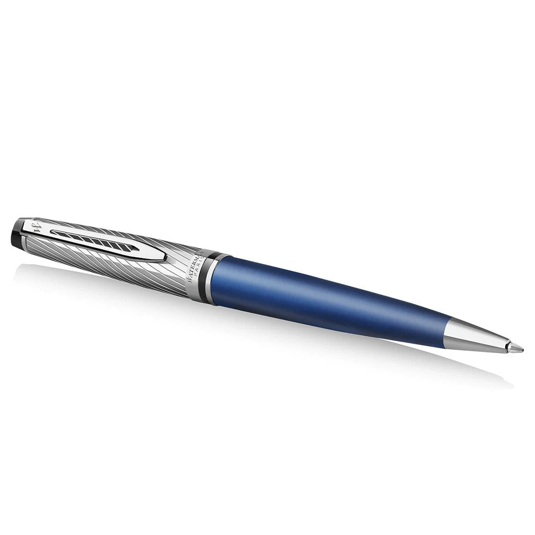 Stylo bille WATERMAN Expert Deluxe - Bleu Laqué Métallisé CT - 3026981876837