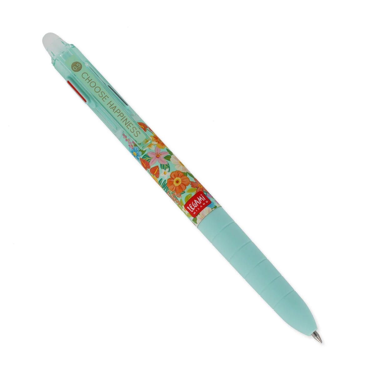 Stylo LEGAMI à encre gel effaçable 3 couleurs - Happy Flowers - 8051128758092