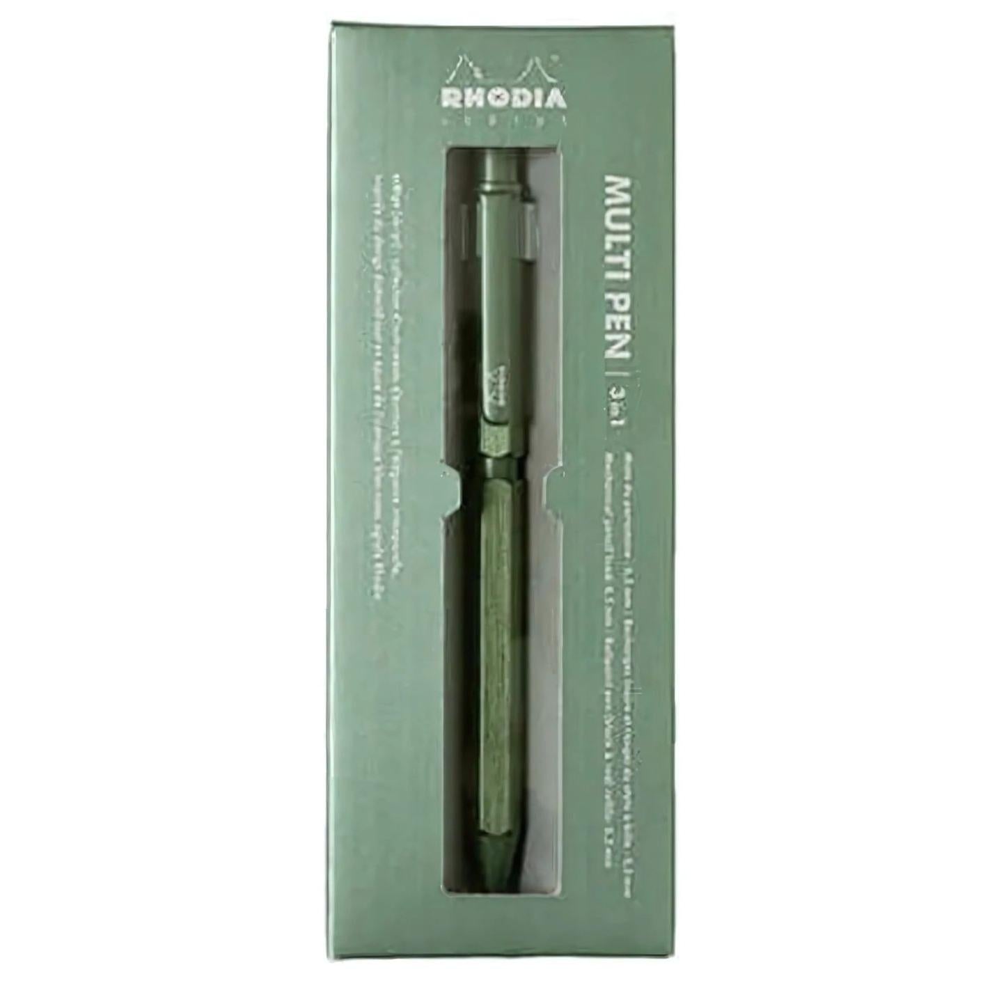 Stylo multifonction RHODIA scRipt - Sauge - 3037920093444