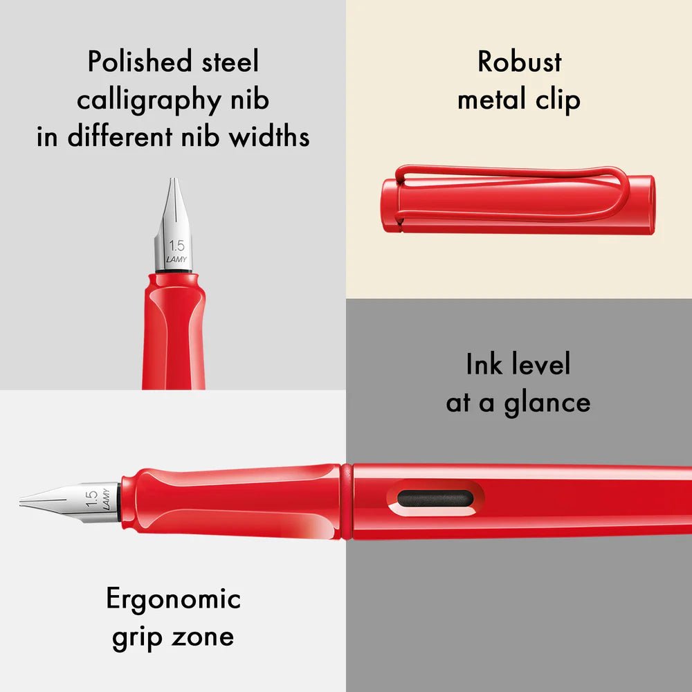 Stylo plume de calligraphie LAMY joy - Strawberry - 1.1 - 4014519763666