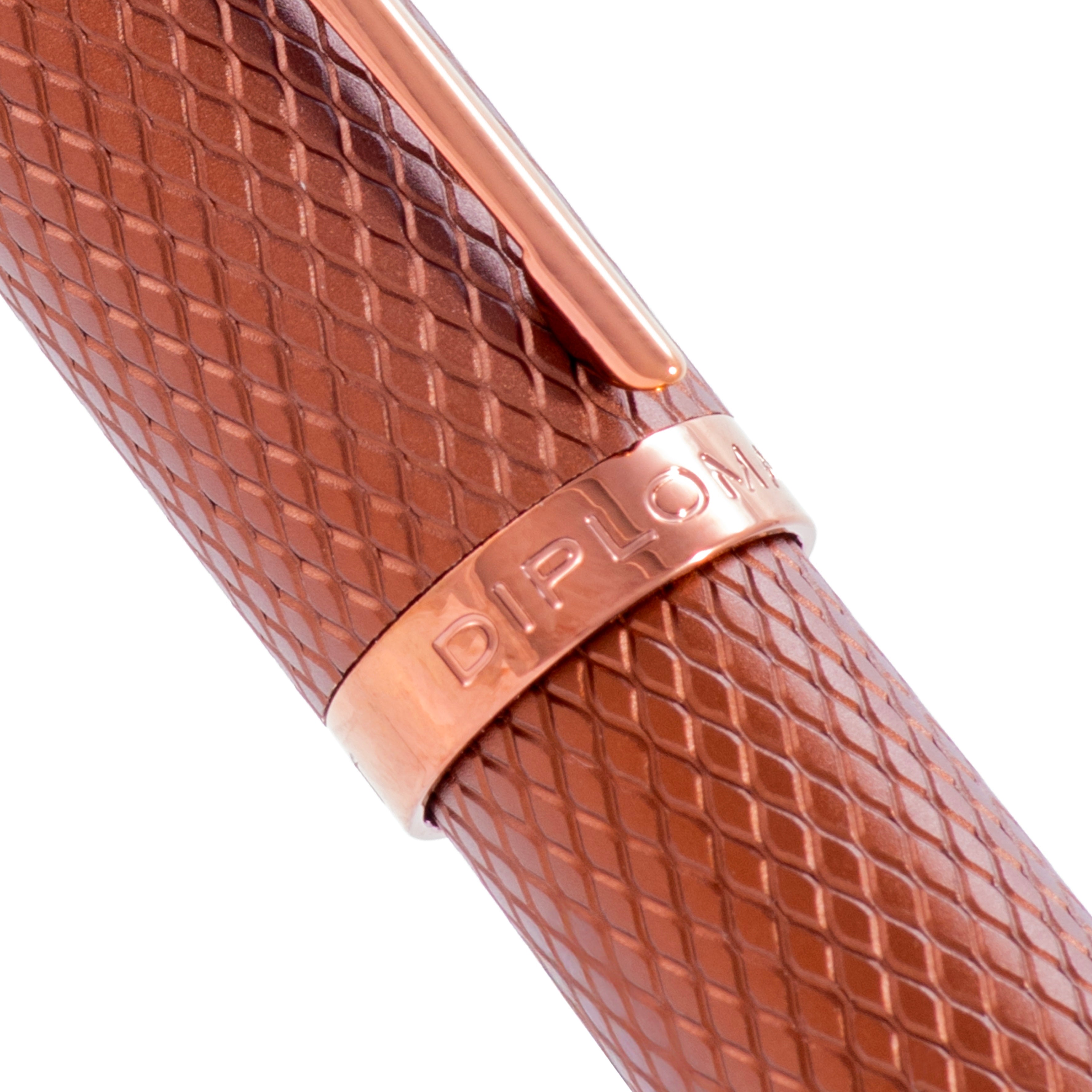 Stylo plume DIPLOMAT Viper - Brown Guilloche - Medium - fine (MF) - 4009746020125