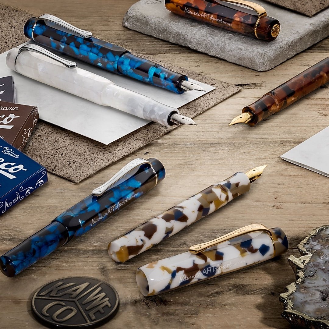 Stylo plume KAWECO Art Sport - Pebble Blue - Extra - fine (EF) - 4251734922038