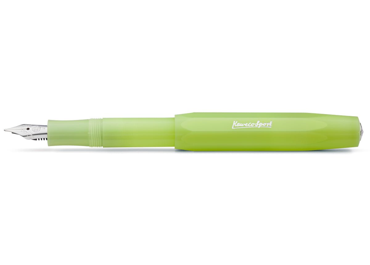 Stylo plume KAWECO Frosted Sport - Fine Lime - Extra - fine (EF) - 4250278617745