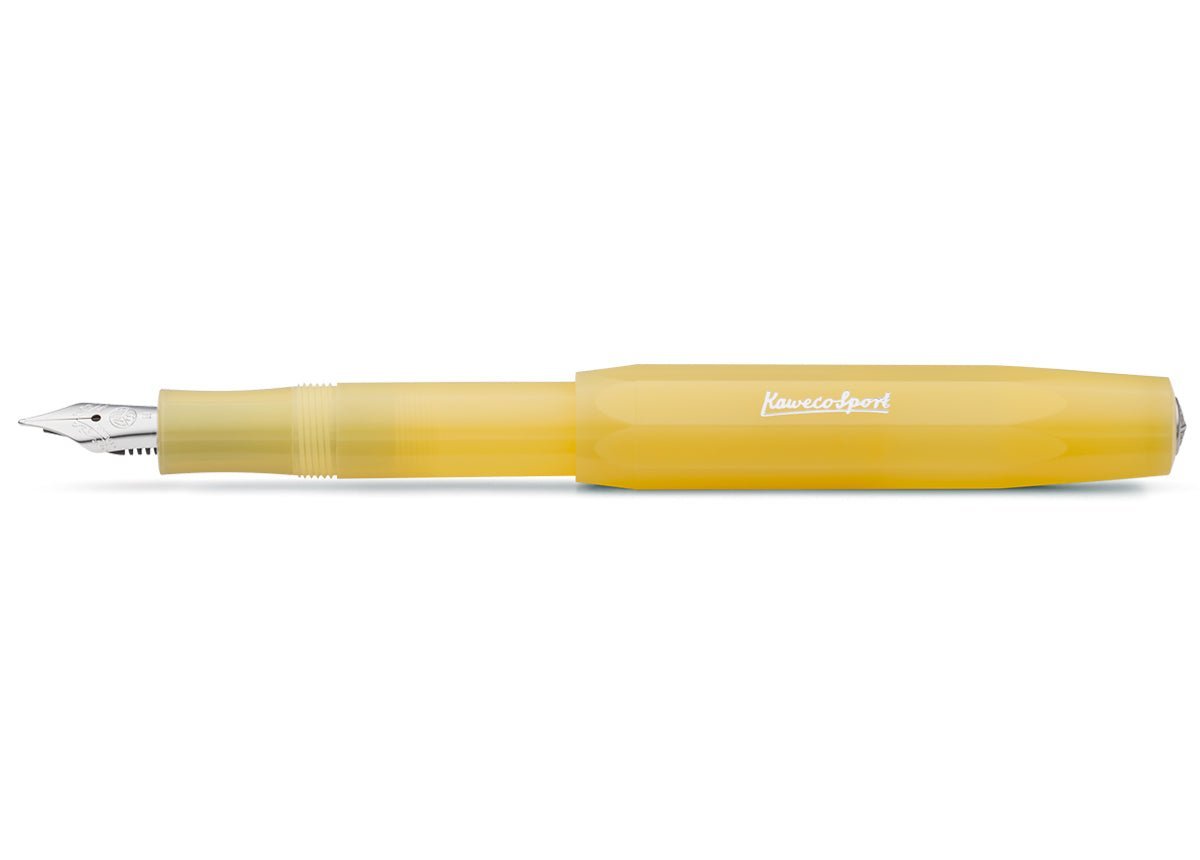 Stylo plume KAWECO Frosted Sport - Sweet Banana - Extra - fine (EF) - 4250278617202