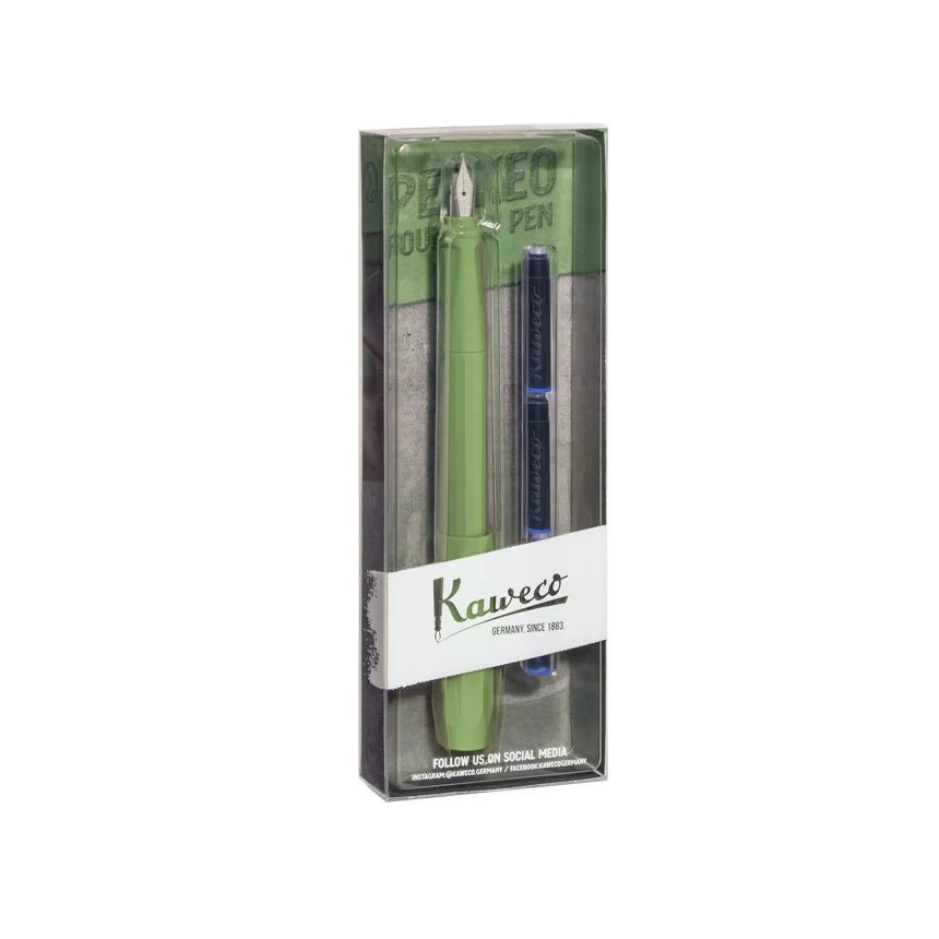 Stylo plume KAWECO Perkeo - Jungle Green - Fine (F) - 4250278626082