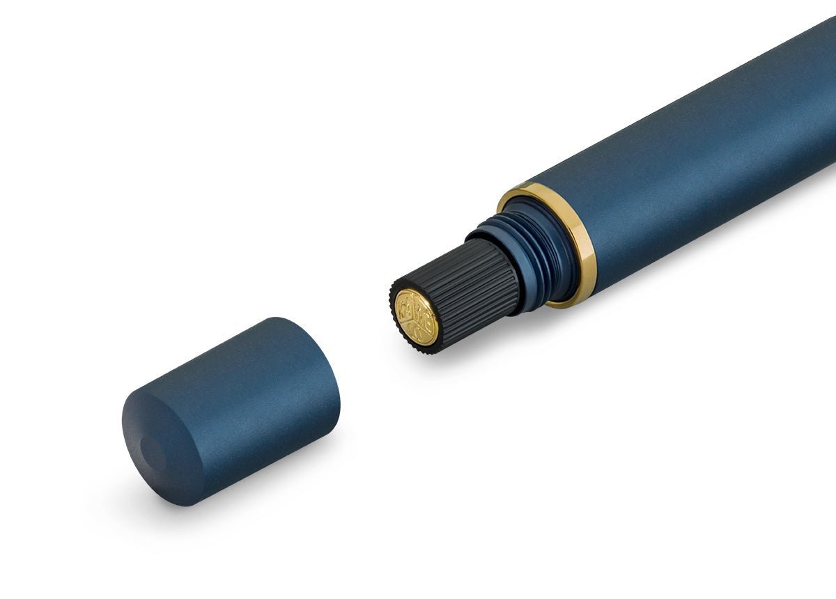 Stylo plume KAWECO Piston Sport AL Navy/Gold - Extra - fine (EF) - 4251734926562