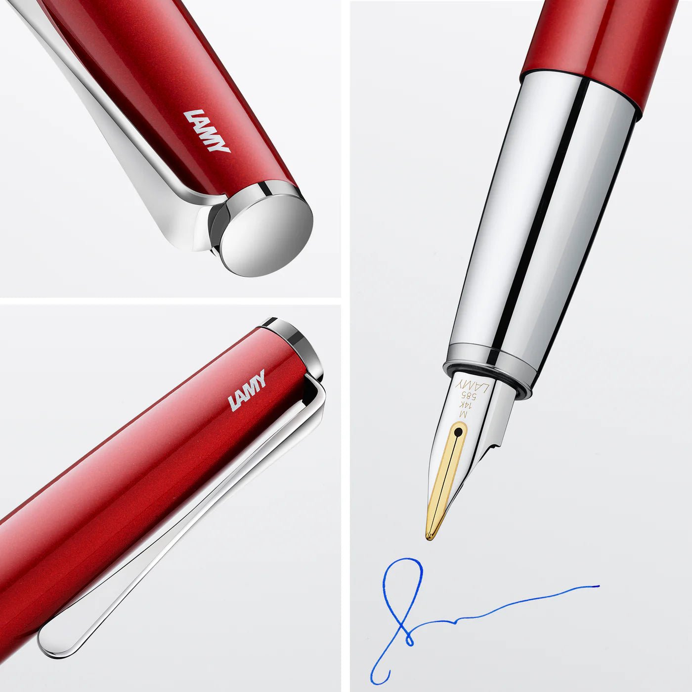 Stylo plume LAMY studio piano red Édition Spéciale - Extra - fine (EF) - Rouge brillant - 4014519764212