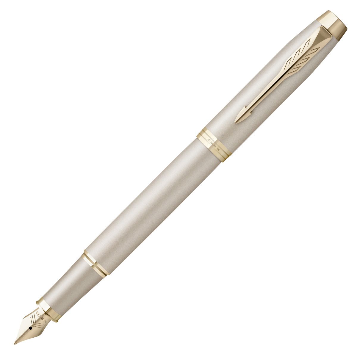 Stylo plume PARKER IM Monochrome - Champagne - Fine (F) - 3026981729539