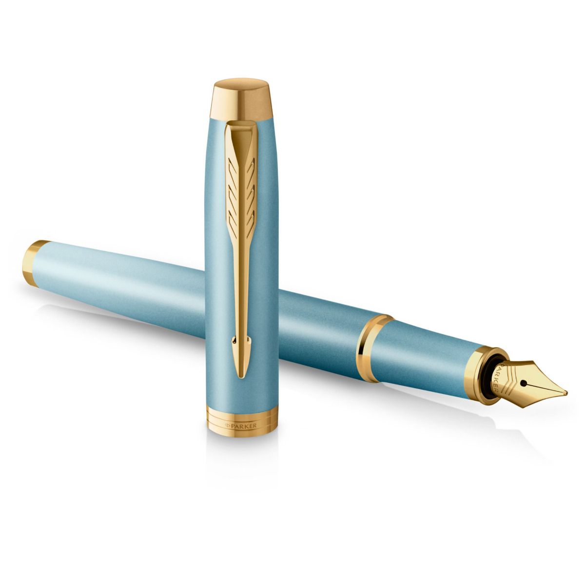 Stylo plume PARKER IM Writing Rituals - Turquoise GT - Fine (F) - 3026982038920