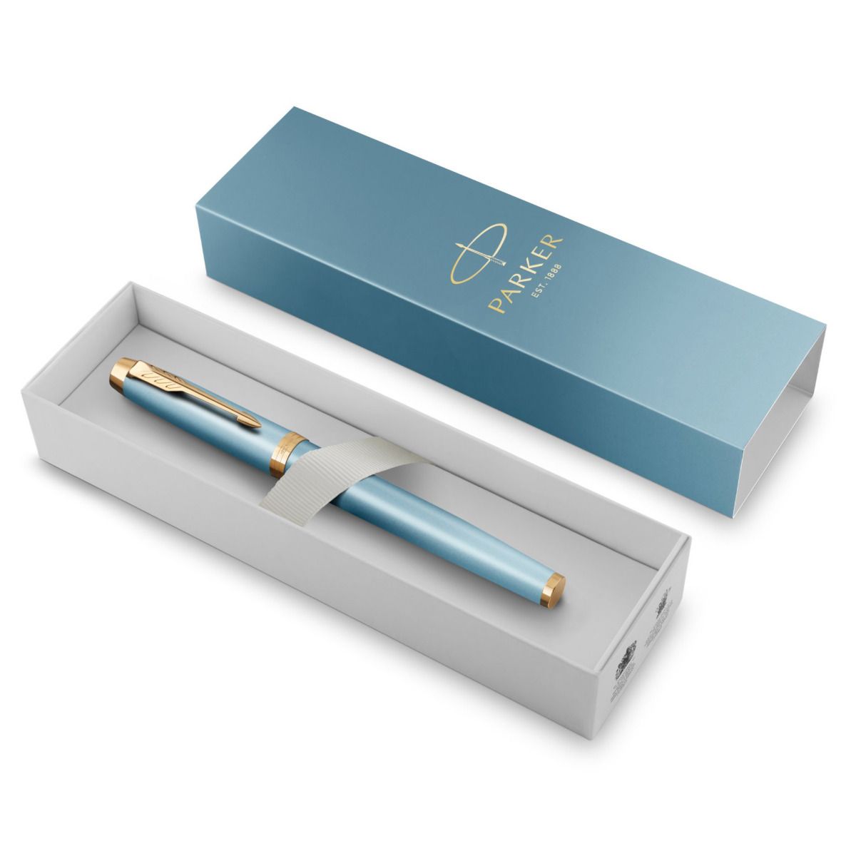 Stylo plume PARKER IM Writing Rituals - Turquoise GT - Fine (F) - 3026982038920