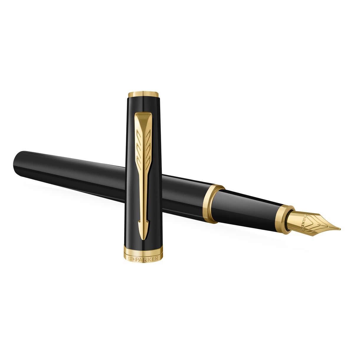 Stylo plume PARKER Meridian - Black GT - Fine (F) - 3026982313928