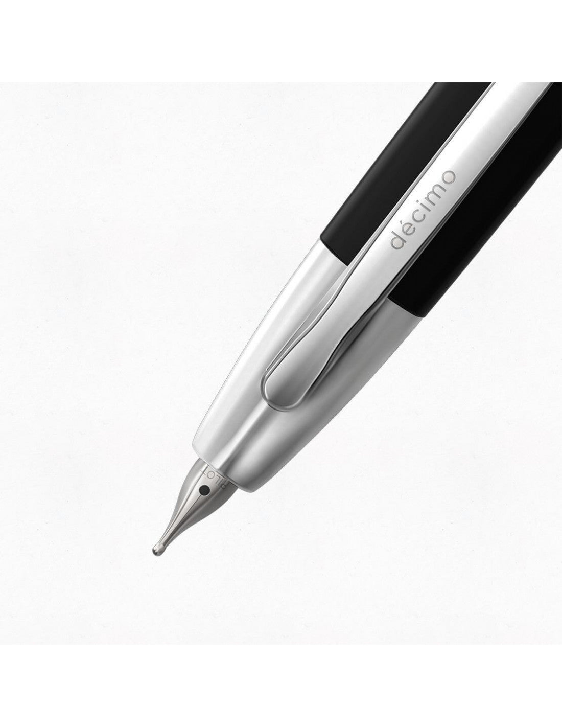 Stylo plume PILOT Capless Decimo - Black - Fine (F) - 3131910223450