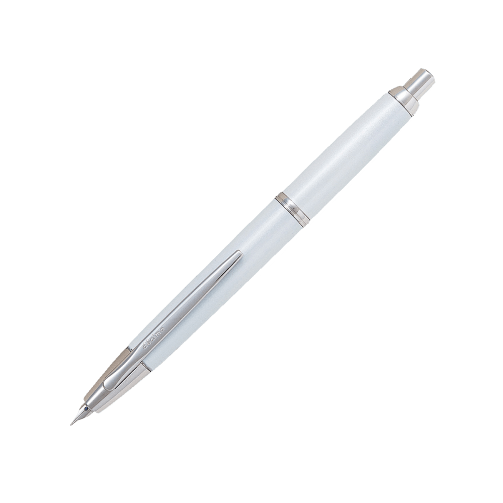 Stylo plume PILOT Capless Decimo - White - Fine (F) - 3131918291222