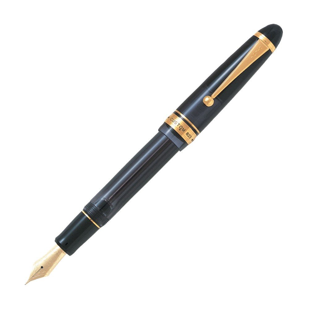 Stylo Plume PILOT Mini - Résine Grise Et Noire - Plume Fine - Design Original - Occasion