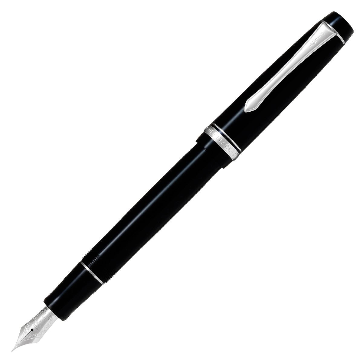 Stylo plume PILOT Custom Heritage 91 - Noir - Fine (F) - 3131910560616