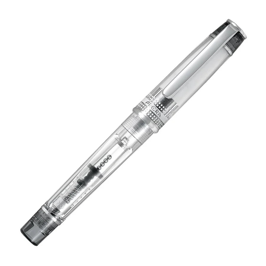 Stylo plume PILOT Prera - Transparent Black Trim - Fine (F) -