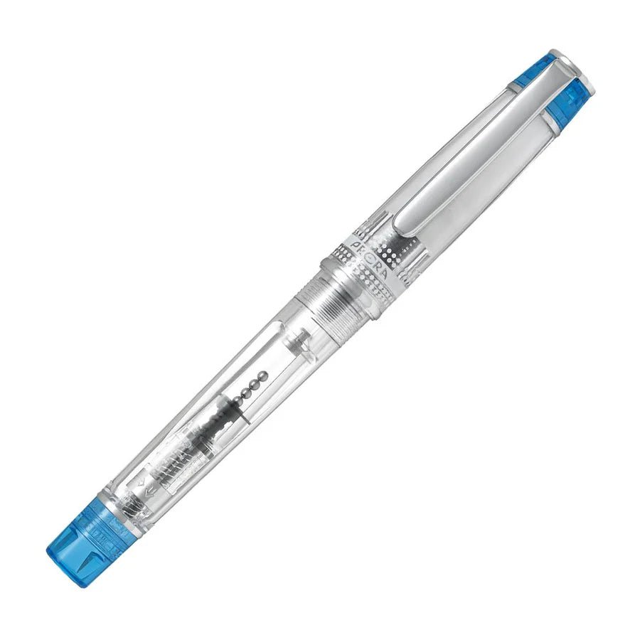 Stylo plume PILOT Prera - Transparent Blue Trim - Fine (F) -