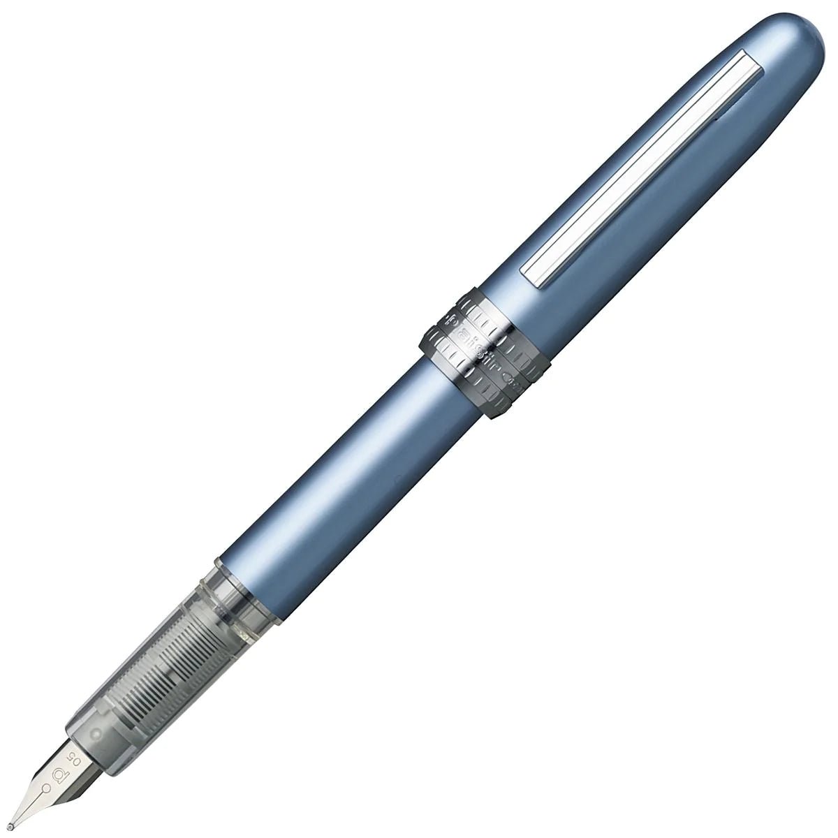 Stylo plume PLATINUM Plaisir - Frosty Blue - Fine (F) - 4977114911101