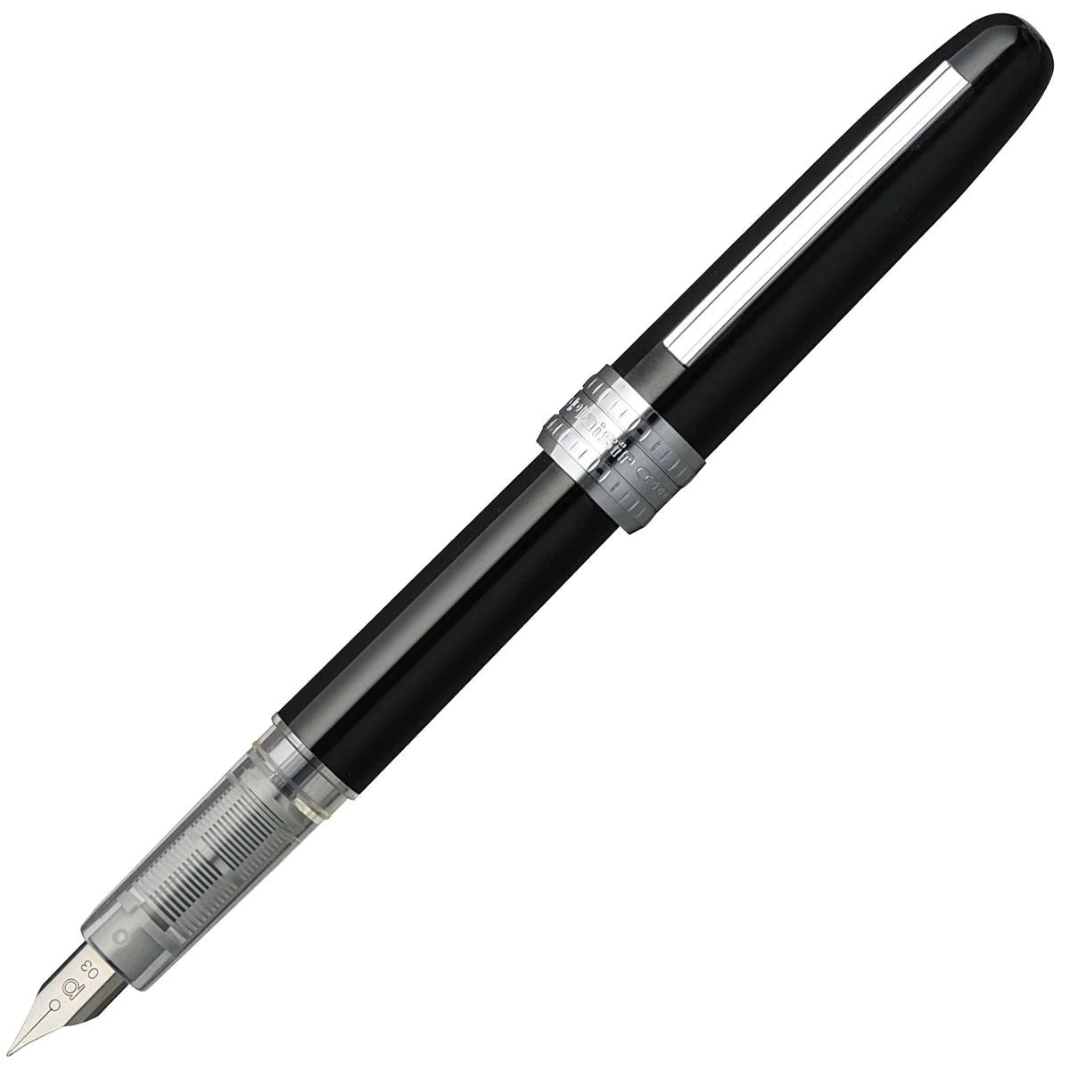 Stylo plume PLATINUM Plaisir - Noir - Fine (F) - 4977114911026