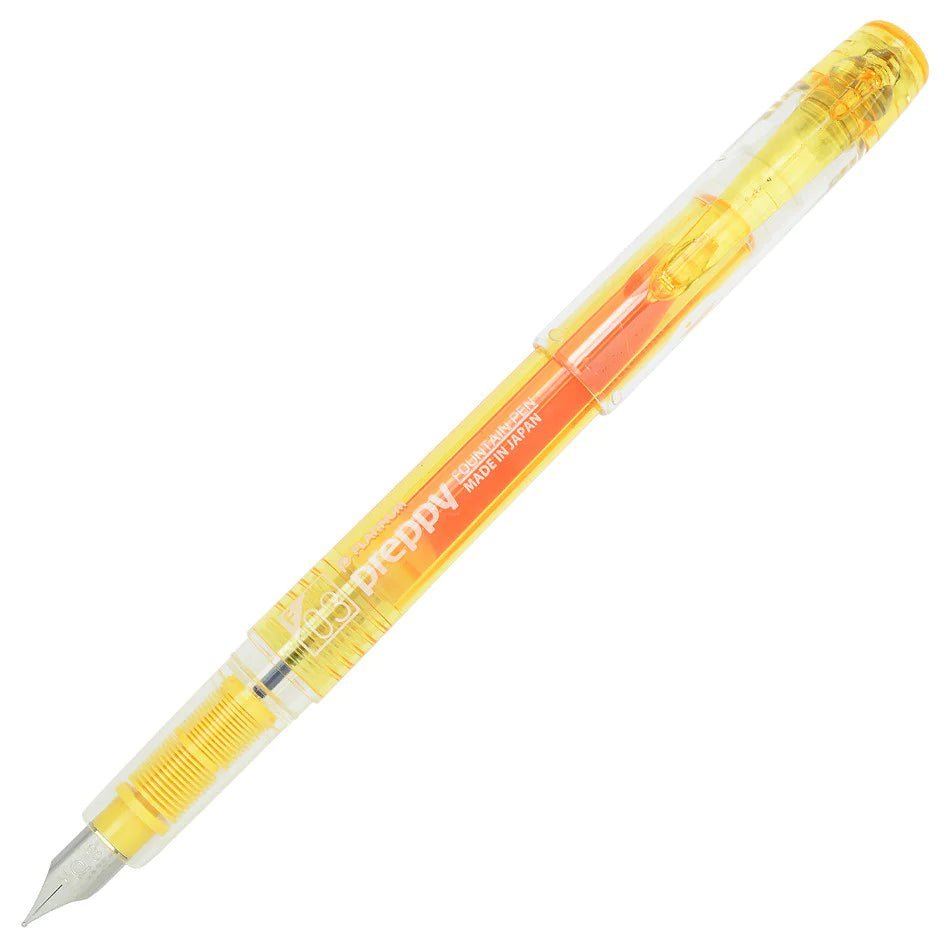 Stylo plume PLATINUM Preppy - Jaune - Fine (F) - 4977114112966