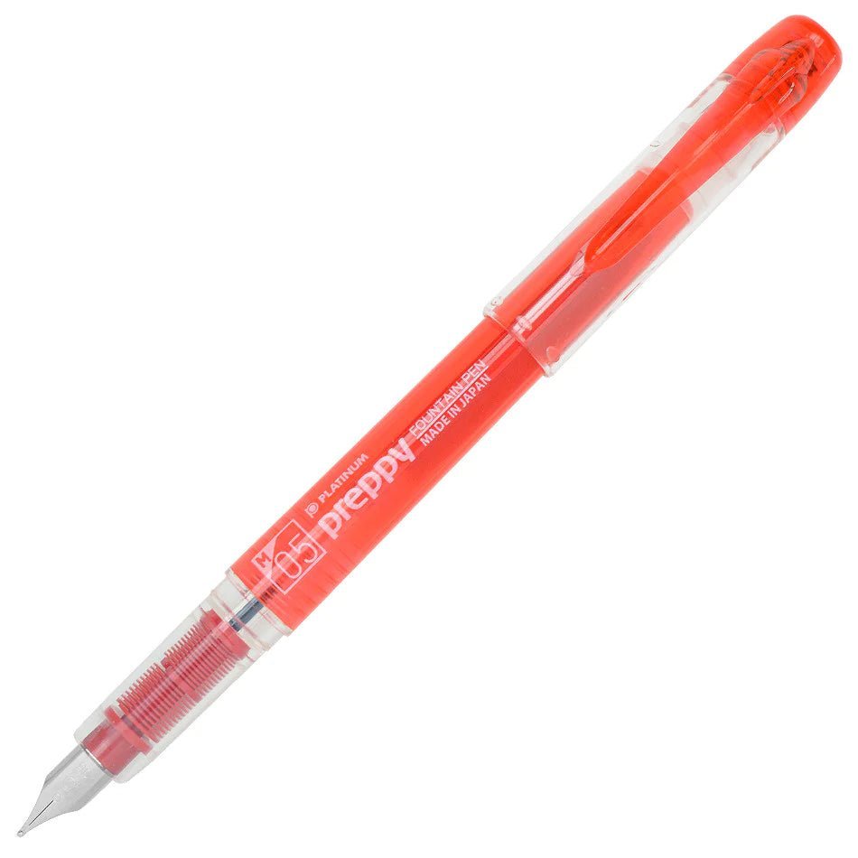 Stylo plume PLATINUM Preppy - Rouge - Medium (M) - 4977114112935