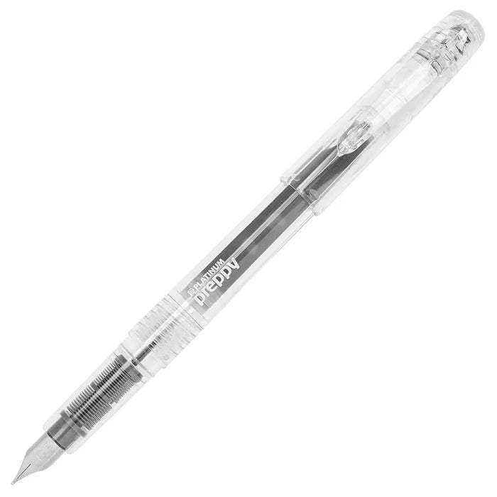 Stylo plume PLATINUM Preppy - Transparent - Fine (F) - 4977114113291