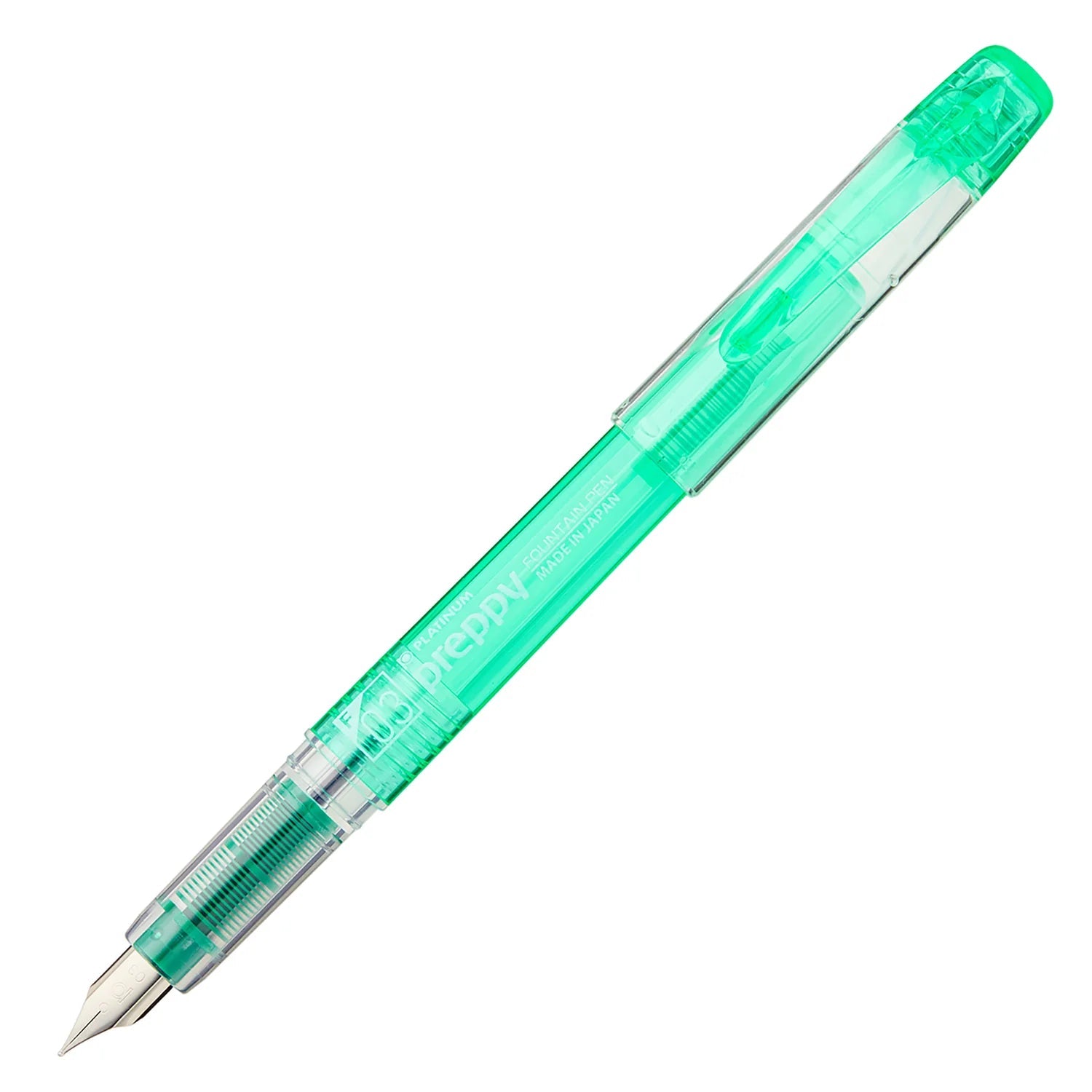 Stylo plume PLATINUM Preppy - Vert - Fine (F) - 4977114112973
