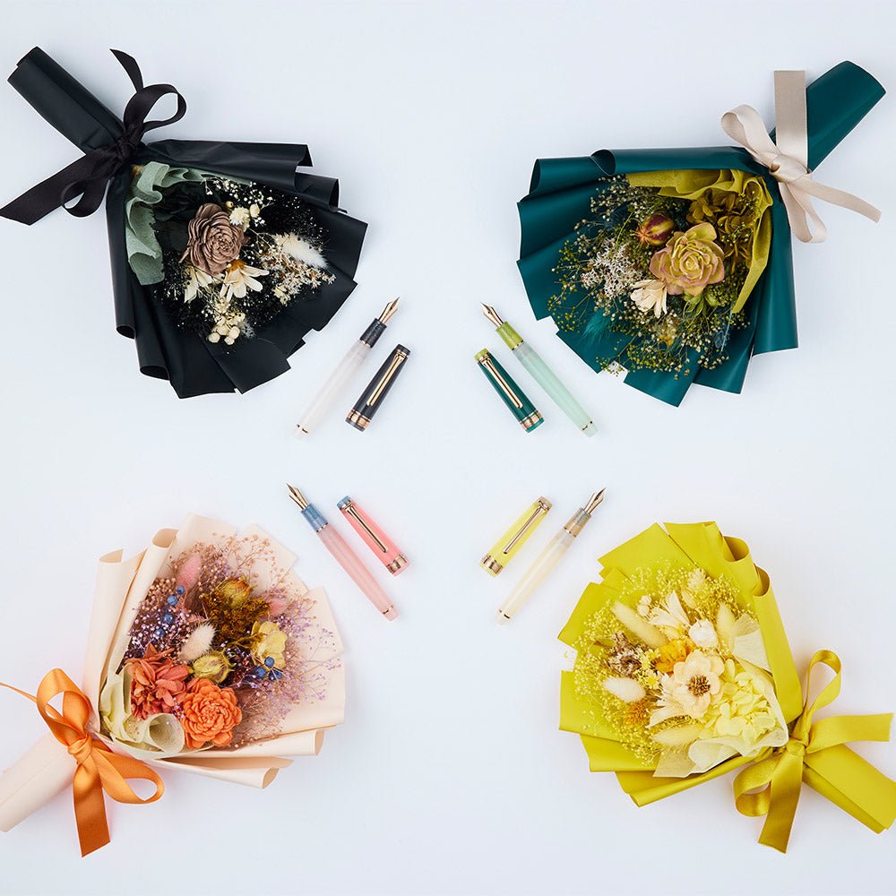 Stylo plume SAILOR Pro Gear Slim Dried Flower II - Black Rose - Fine (F) - 4901680606824