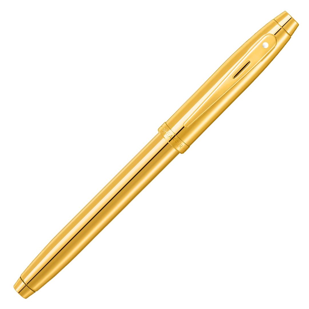 Stylo plume SHEAFFER 100 - Glossy Gold GT - Fine (F) -