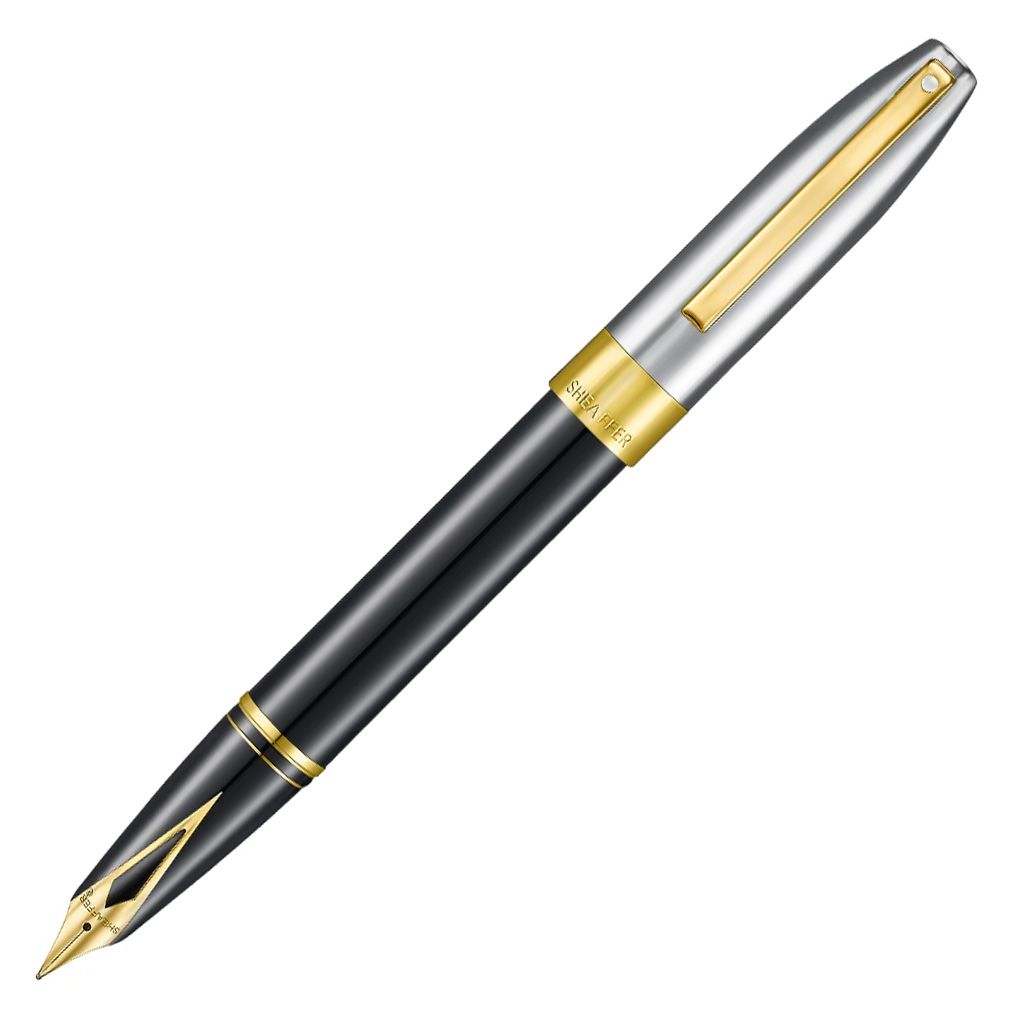 Stylo plume SHEAFFER Legacy - Chrome/Gold GT - Fine (F) -