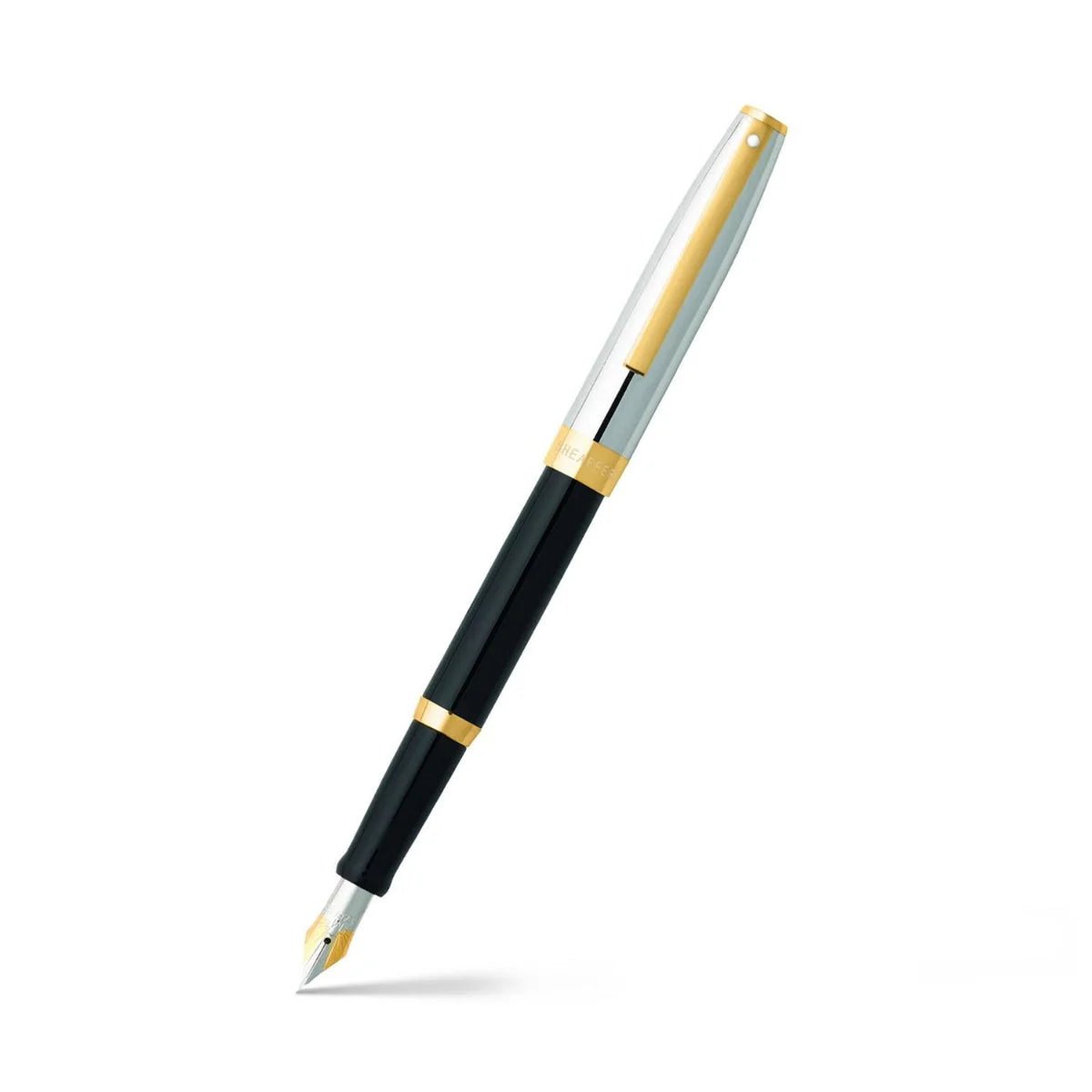 Stylo plume SHEAFFER Sagaris - Gloss Black & Chrome GT - Fine (F) - 0074040003505