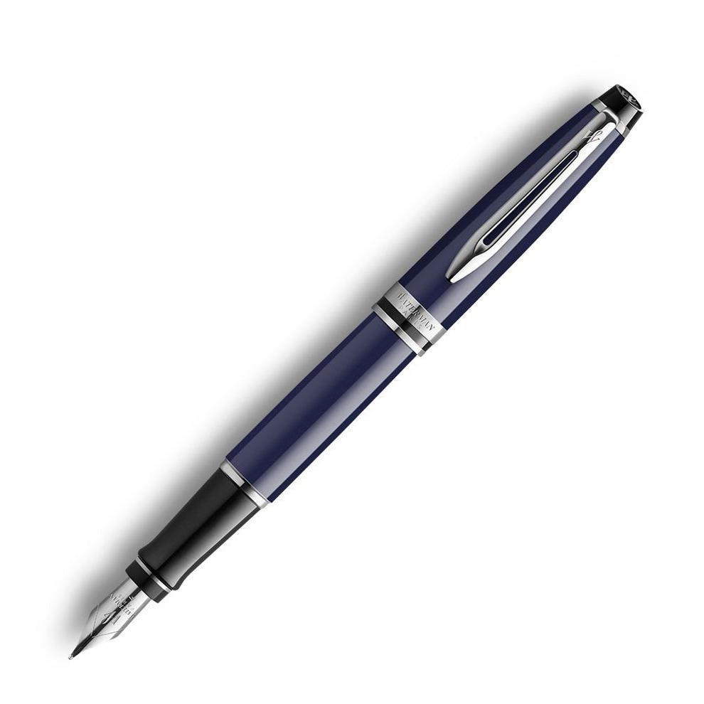 Stylo plume WATERMAN Expert - Bleu Laqué CT - Fine (F) -