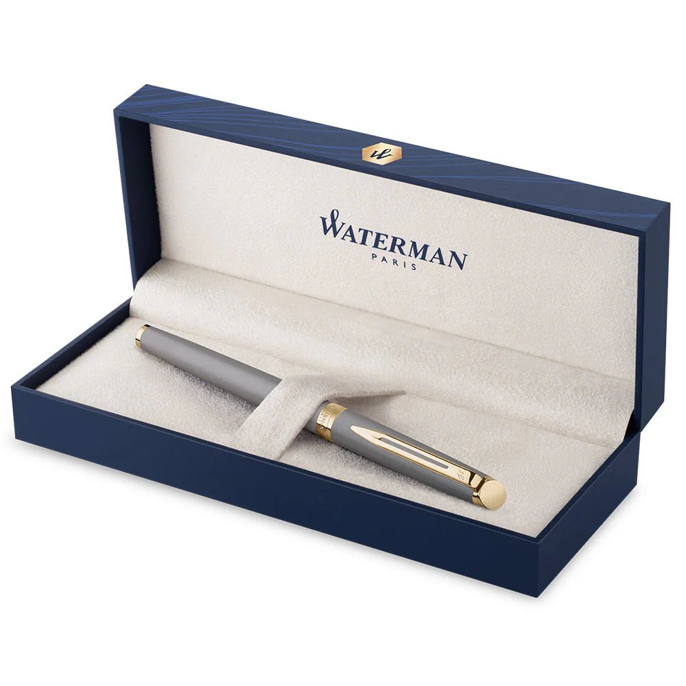 Stylo plume WATERMAN Hémisphère l'Édition Discrète - Gris Métallisé GT - Fine (F) - 3026982179432