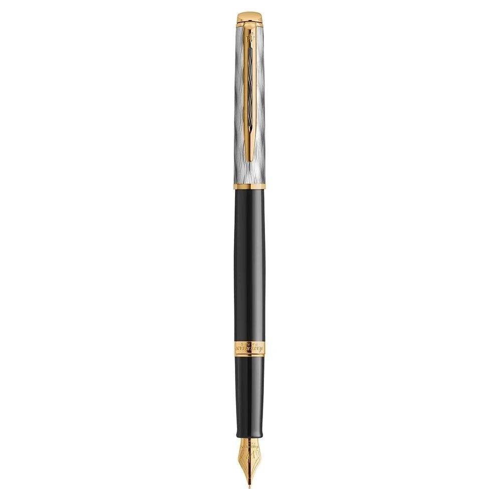 Stylo plume WATERMAN Hémisphère Reflets de Paris - Fine (F) - Noir - -