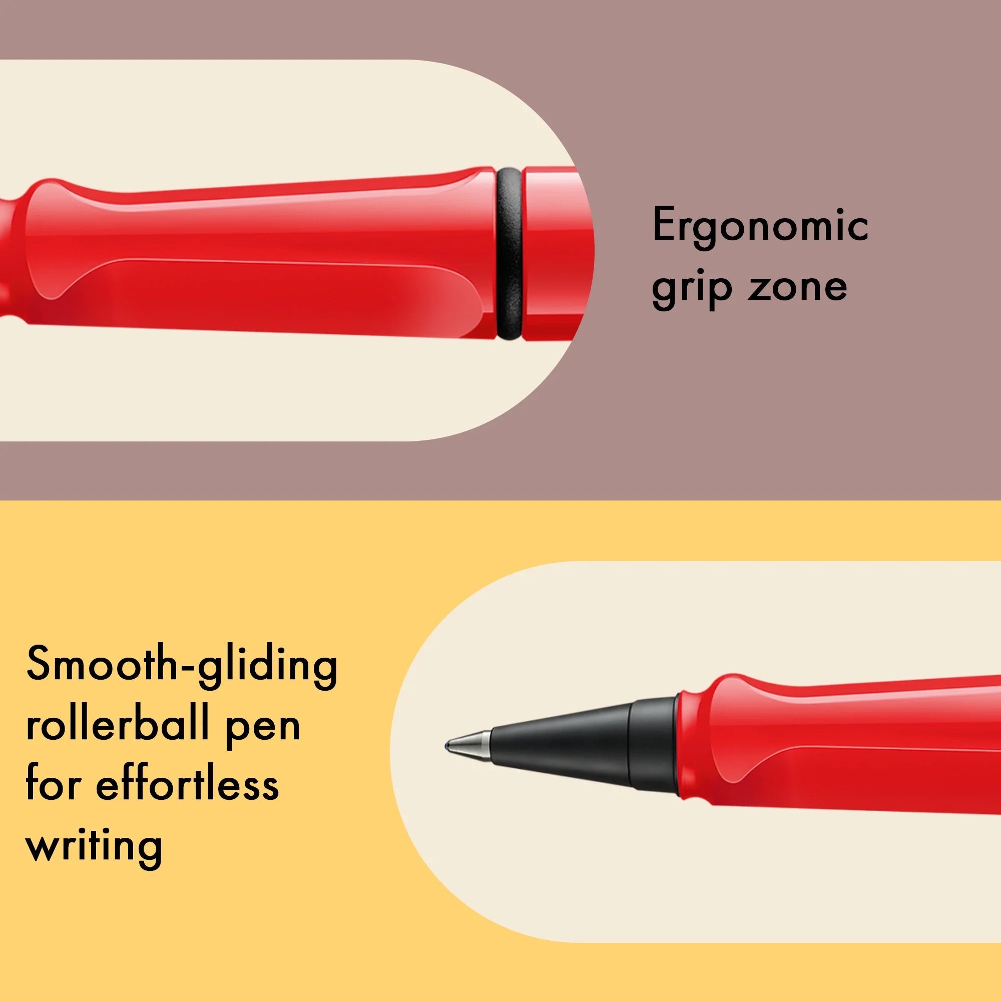 Stylo roller à cartouches LAMY safari - Red -