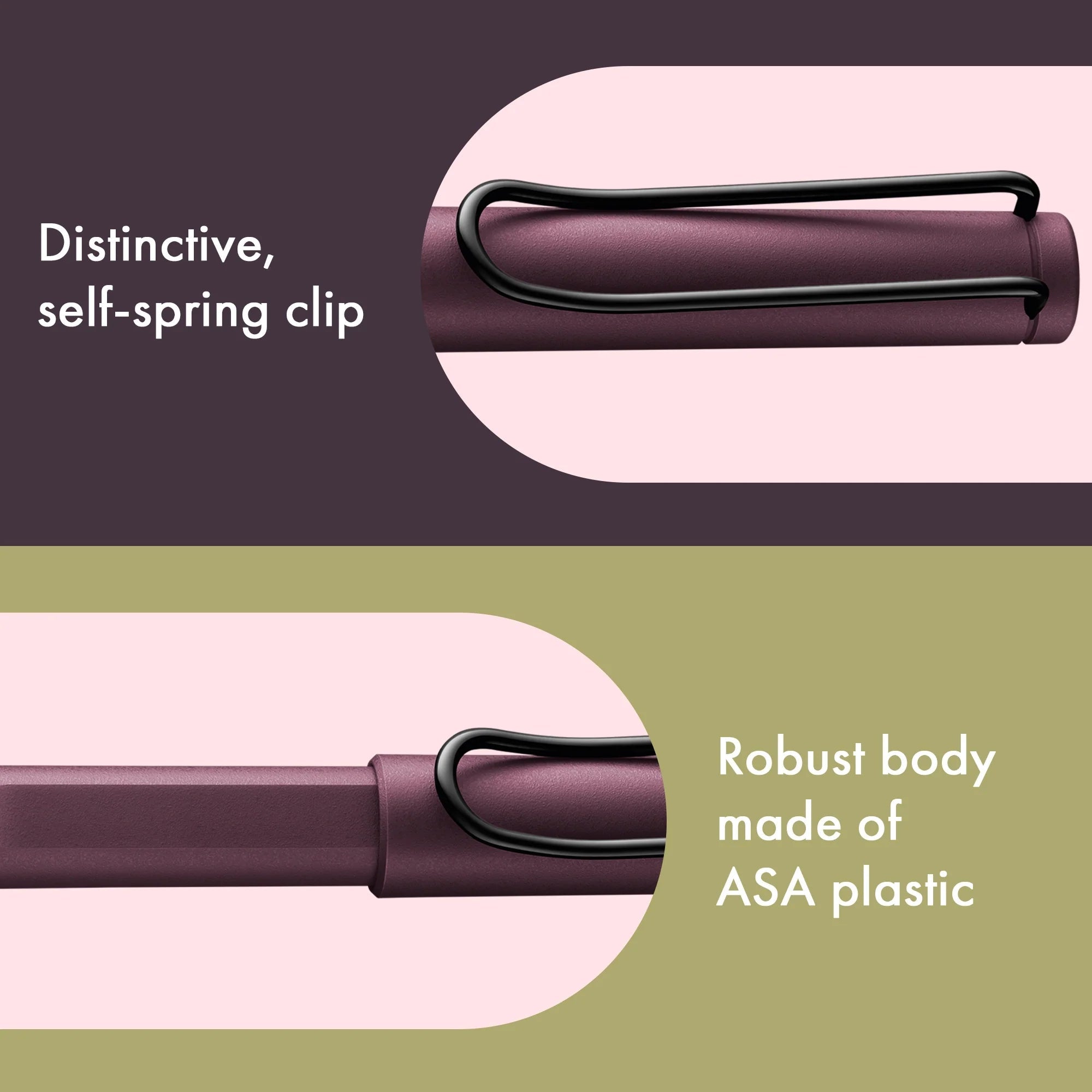 Stylo roller à cartouches LAMY safari - Scarlet -