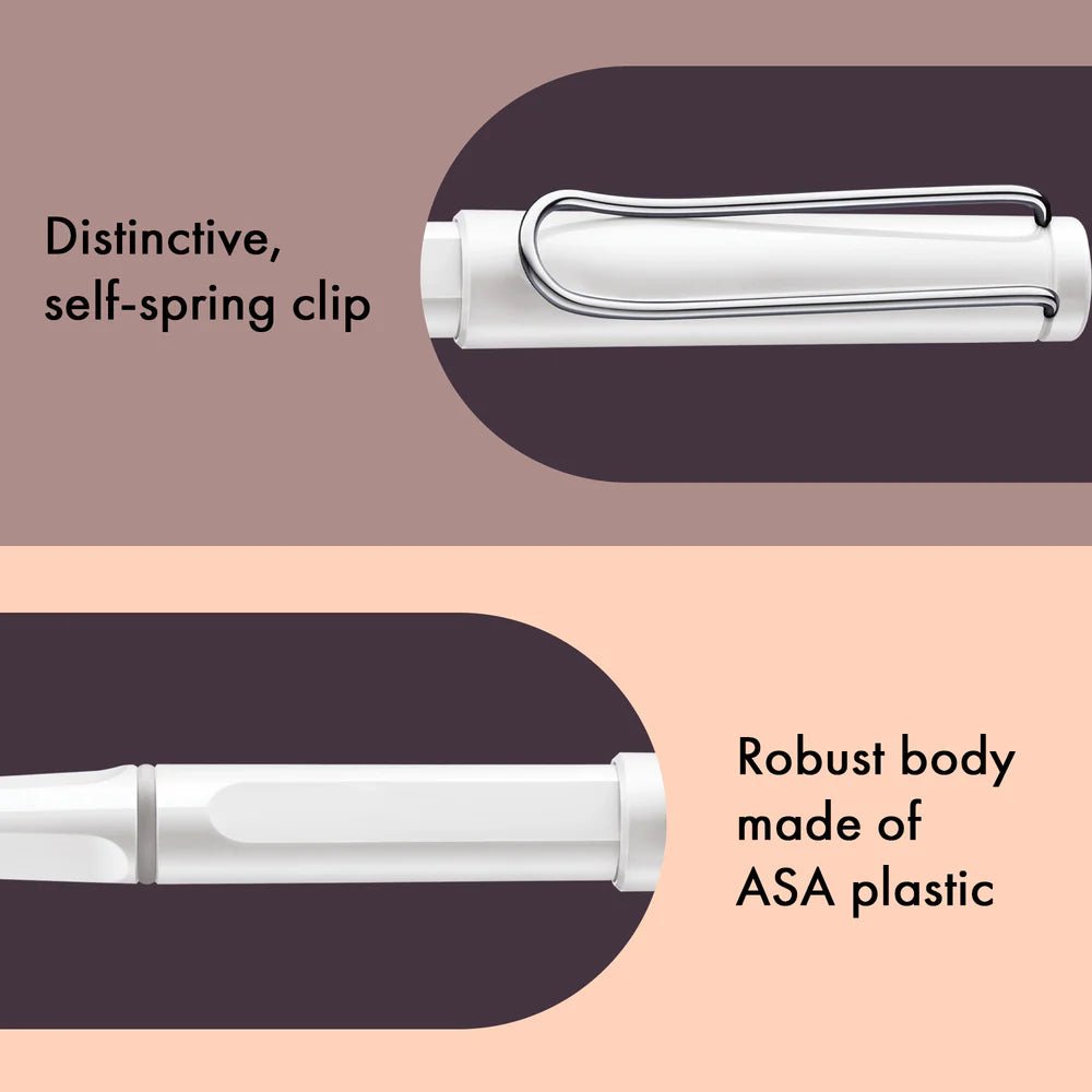 Stylo roller LAMY safari - White - 4014519218579