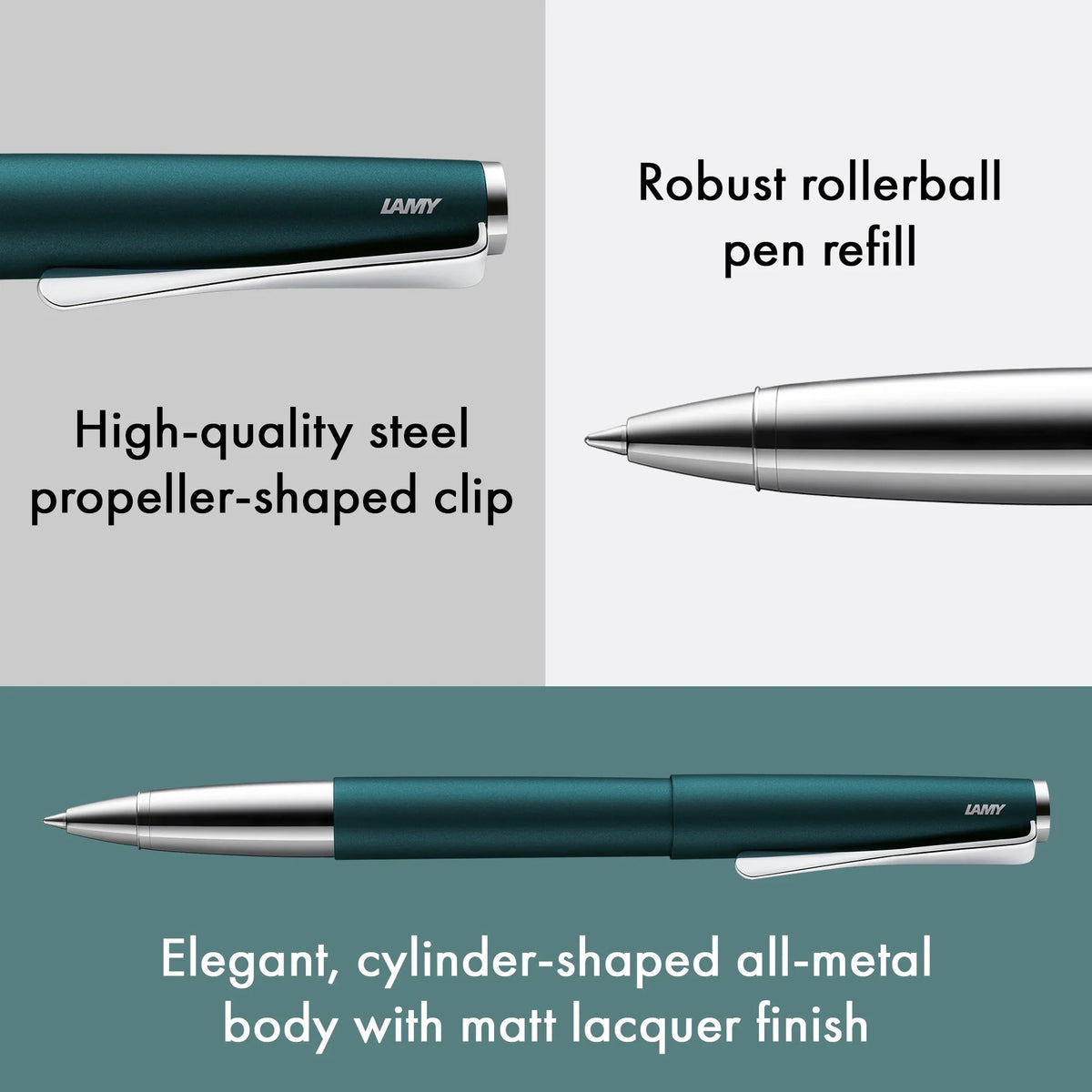 Stylo roller LAMY studio Édition Spéciale - Petrol -