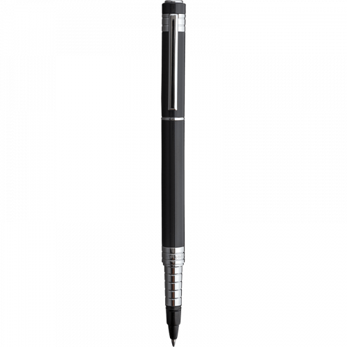 Stylo roller OBERTHUR Chicago - Fine (F) - Gris anthracite - 3108722429790