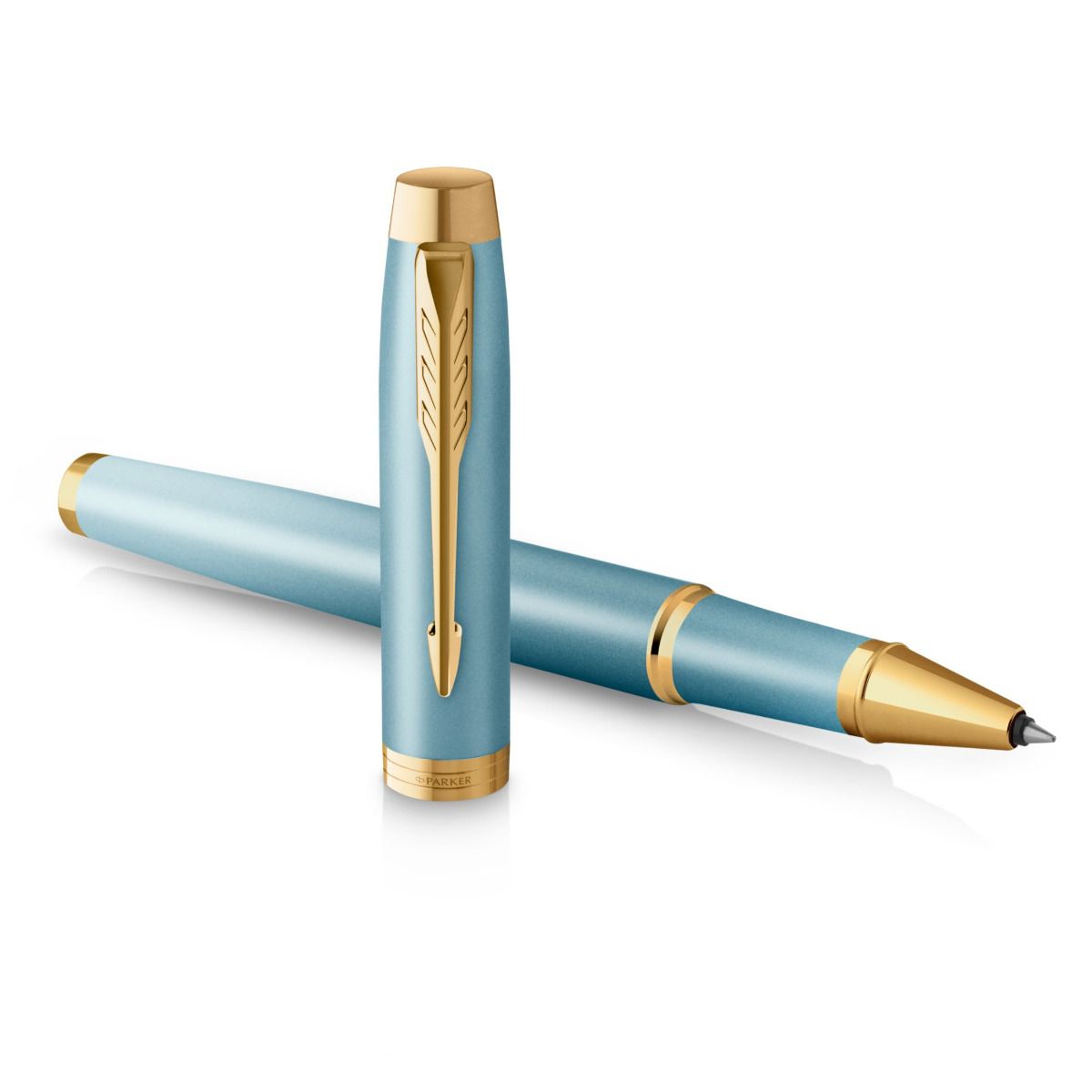 Stylo roller PARKER IM Writing Rituals - Turquoise GT - 3026982038937
